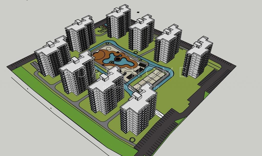 Апартаменты 2+1 в новом проекте в районе Искеле